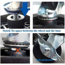 Lifting Tools & Accessories - An Adjustable White Mobile Base - View 7