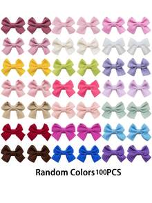 6/20 piezas Accesorios para el cabello de mascotas de unicolor y a rayas - Minimalista, fresco y lindo en varios colores, adecuado para todas las estaciones, textura suave y cómoda, decoraciones para el aseo de gatos/perros (color aleatorio) - Multicolor - Ver 17