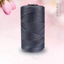 Ice Silk Shiny Yarn, Flat Polyester Satin Ribbon Yarn, Crochet Polyester Tassel Rope - Perfect For Sun Hats, Bags, Wallets, Shoes, Mats And DIY Crafts, Crochet Knitting, Crochet Yarn, Thread - Multicolor - View 17