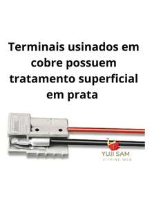 10 Conector Bateria 50a 600v Empilhadeira Estacionária Trail - Visão 7