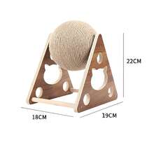 Multi-Functional Cat Tree Tower, Sisal Wrapped Scratching Post, Arch Shape Cat Scratcher Tunnel, Soft Plush Rest Perch Platform With Hanging Mouse Feather Toy, Indoor Furniture For Small Medium Cats Kittens - Multicolor - View 10