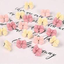 10/20pcs Bowknot Push Pins, Colorful Decorative Thumbtacks For Photo Wall, Map, Office, Home Decor, Desk Accessories, Holiday Party Wall Decoration (Random Mix) - Multicolor - View 1
