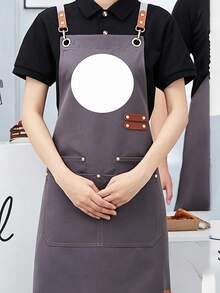 Customizable Chef Apron With Pockets And Adjustable Straps, Customizable Text, Logo, Name, And Graphics, Criss-Cross Design, Suitable For Restaurants, Food Service, And Cafes, Personalized Gift - Multicolor - View 41