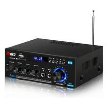 Amplificador USB Bluetooth Audio AK45 Mini Estéreo 2 Canales para Casa 80W RCA Radio FM Hzero - Tipo de Enchufe A USA (110-127V) - Ver 11