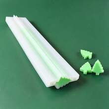 2件組聖誕管狀圓柱矽膠肥皂蠟燭模具,樹形與雪花形長短管模,手工蠟燭模具與嵌入式肥皂製作用品 - 矽膠模具 - 查看 6