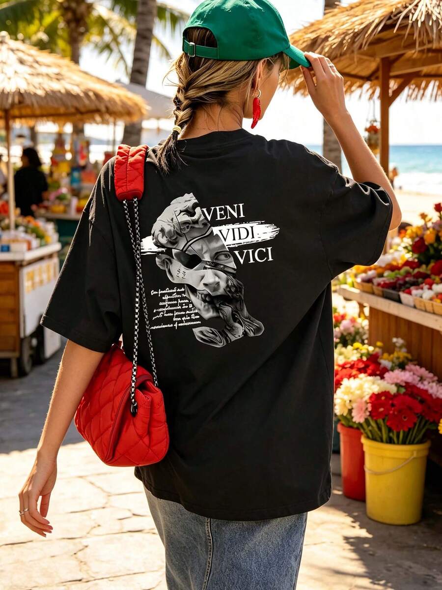 Women T-Shirts - Black - View 1