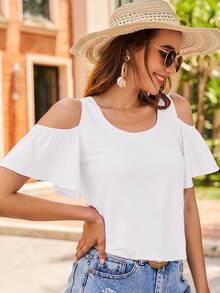 Women Tops - White - View 5