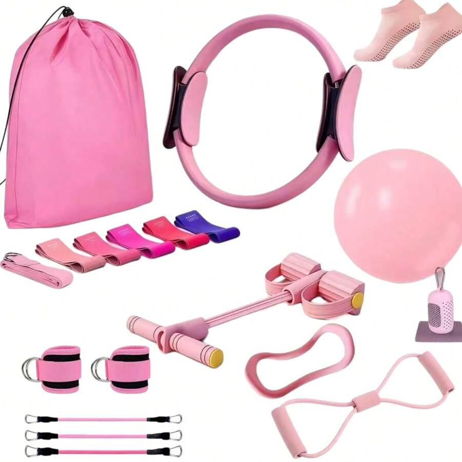 1 Set All-In-One Resistance Band Set, Help You Build Perfect Peach Butt, Suitable For Glute Kickback Training, Hip Shaping And Home Fitness