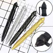 Tactical Pen Aircraft Aluminum Pen With Glass Breaker Writing Multifunctional Survival Tool - Multicolor - View 6