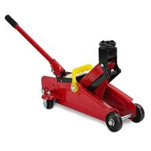 2 Ton Hydraulic Trolley Floor Jack With Portable Plastic Storage Carry Case, Heavy Duty Lifting Tool For Cars & Light Commercial Vehicles - Red - View 5