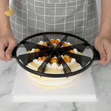 1 buah Pembagi Bulat Seragam, Digunakan untuk Memotong Menjadi Blok yang Rata. Alat Pemotong Keju/Makanan Penutup. Alat Pembuat Kue Rumahan yang Menghemat Waktu. Aman untuk Mesin Pencuci Piring, Tidak Membutuhkan Daya Listrik. - MultiWarna - View 1