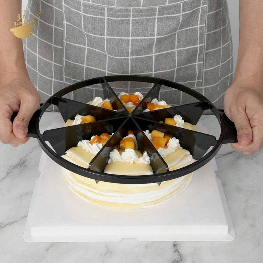 1 buah Pembagi Bulat Seragam, Digunakan untuk Memotong Menjadi Blok yang Rata. Alat Pemotong Keju/Makanan Penutup. Alat Pembuat Kue Rumahan yang Menghemat Waktu. Aman untuk Mesin Pencuci Piring, Tidak Membutuhkan Daya Listrik. - MultiWarna - View 1