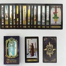 Authentic Tarot Cards, Includes Linen Storage Bag, -Smith Classic Artwork, 78 Classic Authentic Tarot Cards, Divination Game, Traditional Standard Tarot Cards, Rich Content, Durable, Suitable For Beginners To Advanced Players (Black) - Multicolor - View 13