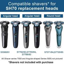 SH71 Replacement Blade Head, Compatible With Shaver 7000 Series And 5000 Series, Blade S7782, S7788 - Multicolor - View 2