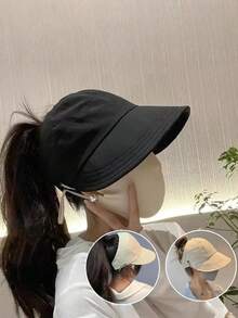 1件女款防曬棒球帽，可調節口罩掛鉤舒適帽子，適合男士，適合戶外活動、徒步、攀岩、旅行和日常穿著，四季皆宜，節日禮物，女帽，棒球帽 - 彩色 - 查看 12