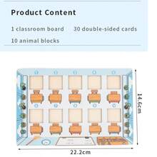 Wooden Animal Number Matching Board, Kids Math Operation Logical Thinking Educational Toy - Multicolor - View 9