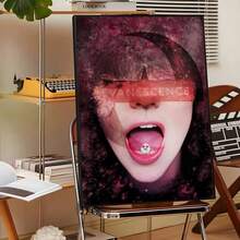 1pc Evanescence Lead Singer Amy Poster/Wall Art Print; Waterproof Design; Suitable For Decorating Living Rooms, Bedrooms, Or Bars; Aesthetically And Adds A Touch Of Flair To The Space; Unframed. - 111 - View 62
