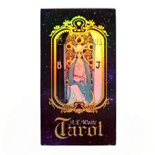 Authentic Tarot Cards, Includes Linen Storage Bag, -Smith Classic Artwork, 78 Classic Authentic Tarot Cards, Divination Game, Traditional Standard Tarot Cards, Rich Content, Durable, Suitable For Beginners To Advanced Players (Black) - Multicolor - View 9