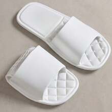 1 Pair Travel Foldable Portable Slippers EVA Non-Slip Washable Shower Slides For Business Trip, Travel, Airplane, Hotel - Multicolor - View 6