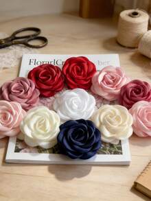 Large Flower Brooch, Women's Rose Brooch, Suitable For Occasions Such As Weddings, Parties, Proms, And Banquets. Exquisite And Elegant Flower Brooch, - Flower - View 2