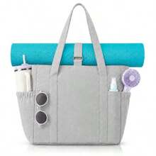 Tote Bag For Women 26L Capacity Travel Purses Work Bag Small Zipper Tote Bag For Travel Nurse Gym Teacher - Grey - View 2