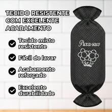 Puxa Saco Dispenser para Sacolas Plásticas - Preto - Visão 6