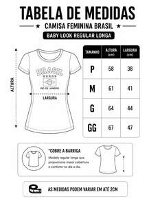 Women's Brazil Y2K Shirt – Long Baby Look - Hitam - View 5
