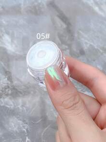 月光效果美甲鏡面粉 (0.5g瓶裝)，極光閃爍功能，適用於美甲裝飾 - 彩色 - 查看 19