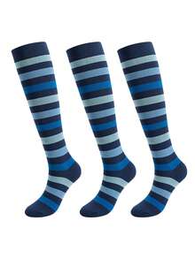 1/3 Paar lässige Outdoor-Sportsocken, süße Kompressionssocken mit Muster für Frauen, Springseil-Lauf-Wadensocken - Verschiedenfarbig - Übersicht 21