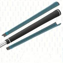 10 Golf Club Grips, High Friction Anti-Slip Design, Soft Touch, All-Weather Performance - Black - View 2