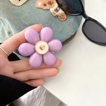 Hyuna Style Floral Back-Attached Phone Stand Air Cushion Pouch, Korean Ins Desktop Support, Creative Stable Portable - Multicolor - View 13