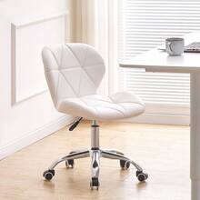 JMYXF Office Chair Swivel Desk Chair Height Adjustable Ergonomic Computer Chair Home Office Chair With Soft Padded  Base 360° Rotation - White - View 10