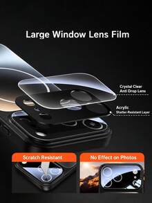 VRNOEI 熱門啞光超滑觸感手機殼，相容 iPhone 17 Pro Max、11 12 13 14 15 16 Pro Max，大鏡頭相機保護，防刮耐磨、防指紋，支援無線充電，防震手機殼 - 銀色 - 查看 4