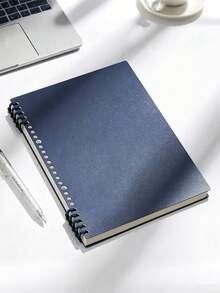 Cirelle 1PC Retro A5 Loose-Leaf Notebook, Thick Detachable Refillable Journal For School Student, Simple Aesthetic Stationery, Back To School Gift - Style 1 - View 13