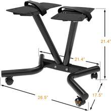Dumbbell Rack Weight Storage Rack Home Gym - Multicolor - View 3