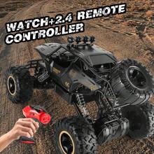 2026 1:12 XL Large Remote Control RC Cars Big Wheel Car RC Monster Truck 4WD Kid's Boys Toy ,birthday Gifts ,new year gift,christmas gifts - Schwarz - Übersicht 5
