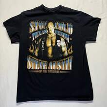 WWEs Stone Cold Steve Austin Texas Venoms T Shirt M Adult Authentic Tee Graphic - 款式 - 查看 1