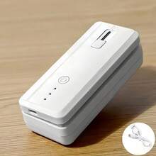 Portable Sealing Machine, 1300mAh Battery, USB Rechargeable, Quick Sealing, Ideal For Resealing Snacks And Plastic Bags To Keep Food Fresh, Perfect For Kitchen Use, Mini Food Storage Sealer, Great For Holiday And Birthday Gifts - Multicolor - View 16