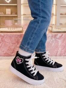 Kids Tennis Shoes - Black - View 2