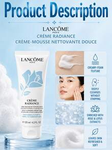 Lancôme 蘭蔻 Clarifying 柔和潔顏乳，125ml 正裝，50ml 試用裝，豐富泡沫，保濕不緊繃，溫和配方，適合中性至混合性肌膚 - 蘭蔻清瑩柔膚潔面乳(藍色) - 查看 8