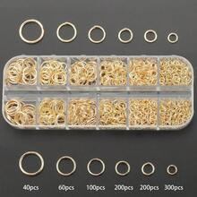900pcs/Box DIY Jewelry Connector Rings, Includes Various Sizes Of Open Rings, Closed Rings, Overlap Rings, High-Low Rings, Single Rings, Open Rings, Connector Rings, Flat Rings, Round Open Rings, Pendant Rings, Jewelry Rings, O-Shaped Rings Compatible With Lobster Clasps, Suitable For DIY Jewelry Making, Beading, Rope Connection, Bag And Keychain Accessories. - Jump Ring - View 15