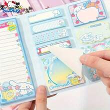 Sanrio Kuromi & Cinnamoroll Self-Adhesive Sticky Notes, 180 Sheets - Cartoon Stickers For Planners And Organizers, Rectangular, Daily Message Board, Diary And Memo Labels - Multicolor - View 3