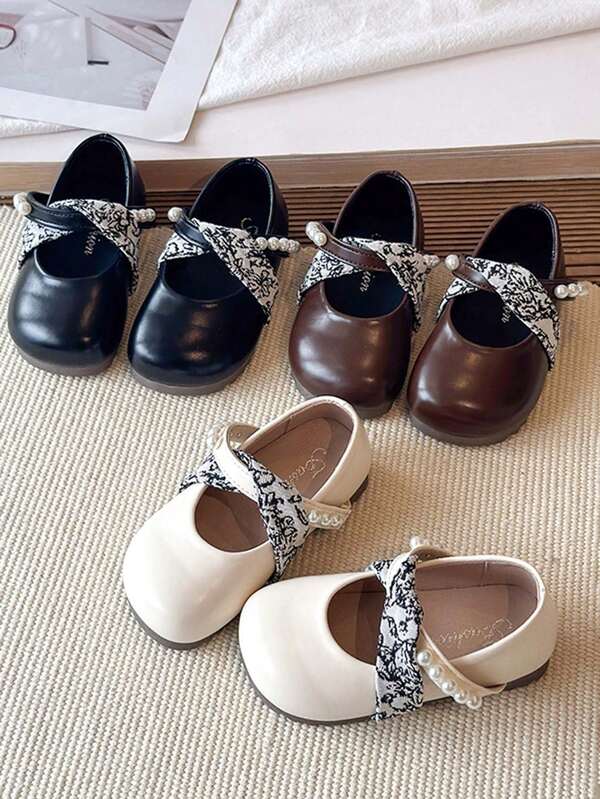 1 par de zapatos Mary Jane antideslizantes y transpirables para niñas, zapatos para caminar de niños pequeños, zapatos escolares, adecuados para primavera, verano y otoño