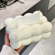 1pc Large Luxury Home Desktop Tissue Box For Living Room, Spring Cloud Design - Multicolor - View 12