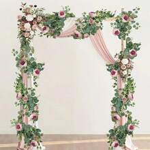 1pc/2pcs 1.8M Silk Fabric Large Peony Flower Vine - Baby Pink - View 7