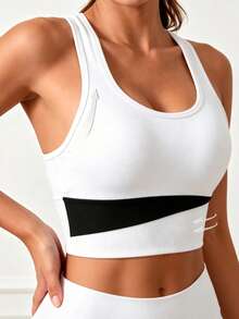 2pcs Women's Bra, Backless Wireless Sports Bra, Suitable For Sports And Fitness Wear - Multicolor - View 5