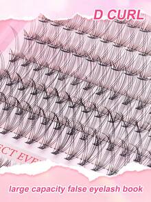720PCS/1440PCS Fairy Lash Clusters, High Capacity 0.35–0.63inch Mixed Length Faux Mink Eyelashes, Natural Long Wispy Fluffy Lash Clusters, Lightweight Reusable DIY False Eyelashes,For Wedding, Birthday, Graduate, Daily Makeup, Party, Travel - D - View 7