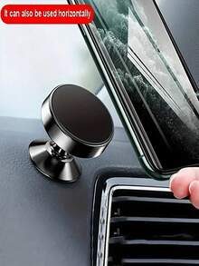 Car Dashboard Magnetic Phone Holder, Strong Magnetic Grip, Anti-Slip, Scratch-Resistant, Multi-Angle Adjustable, Universal For All Phone Models, Navigation Mount - Multicolor - View 3