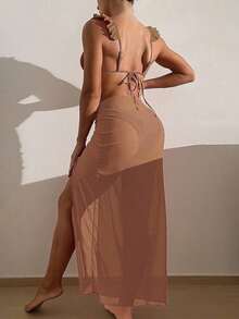 Women Bikini Sets - Wholegrain Coffee - View 3