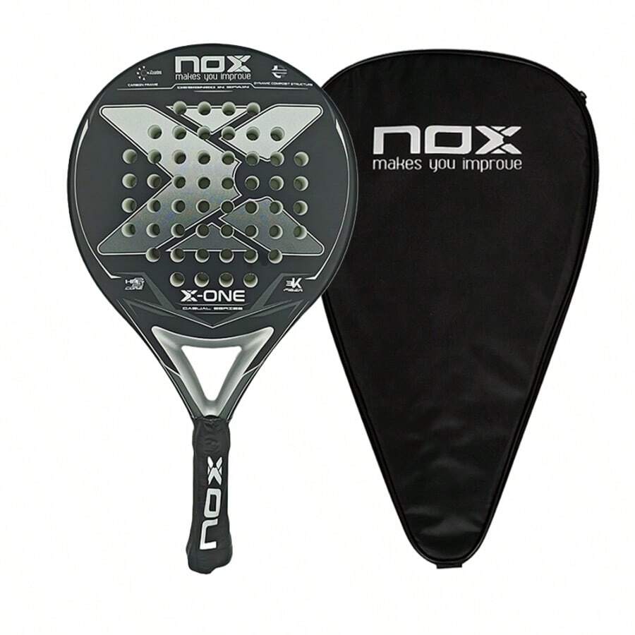 NOX Padel Racket, 3K Carbon Fiber, EVA Foam, Professional High-End Model, Ideal Choice For Sports Enthusiasts, Holiday Gift - Multicolor - View 1